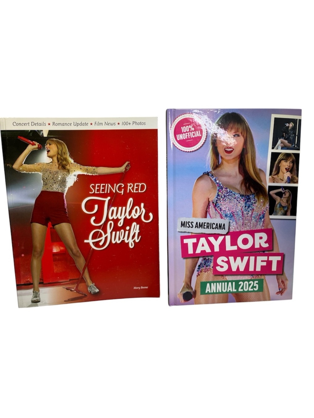 2 Taylor Swift Books 1 hardcover 1 Softcover